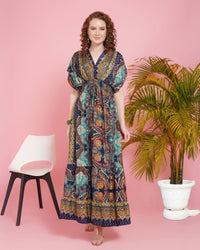 Tahlia sapphire sunset maxi dress