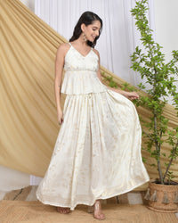 Celeste ivory gold co-ord set