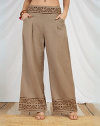 Terra muse wide legs cotton trouser