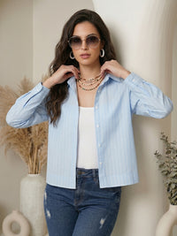 Odette morning breeze boxy cotton shirt
