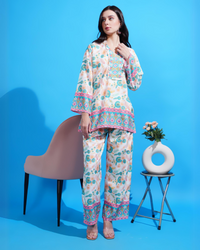 Floral fusion co-ord set