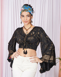 Aurelia onyx gather top