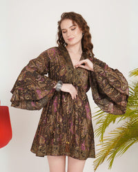 Twilight cocoa breeze short dress