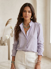 Aurelia lavender cloud shirt