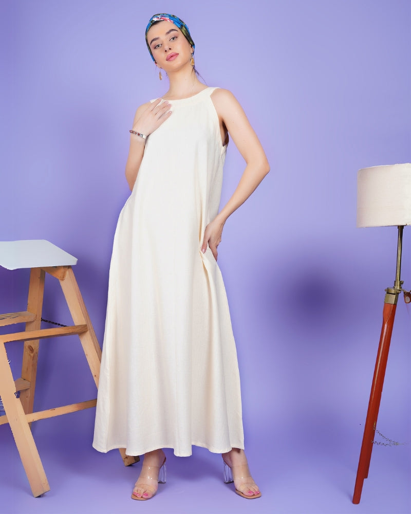 Pure radiance khadi maxi dress