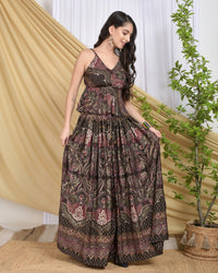 Luna mulberry bloom co-ord set