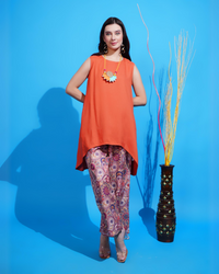 Sunset serenade asymmetrical co-ord set