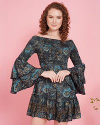 Luna bloom elegance mini dress