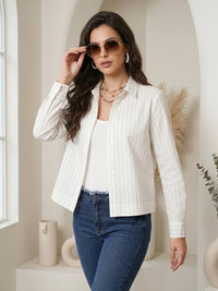 Lucienne cloudline cotton boxy shirt