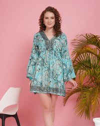 Boho breeze short dress