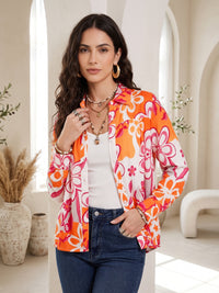 Elodie citrus bloom boho shirt
