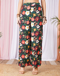 Maribela night-garden wide-leg trouser