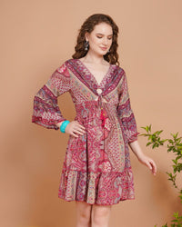 Sweet hue groove short dress