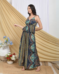 Nysa mosaic bloom palazzo co-ord set