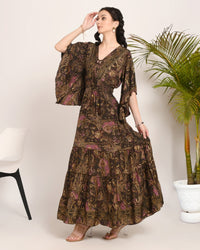 Nyra twilight paisley maxi dress