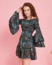 Luna bloom elegance mini dress