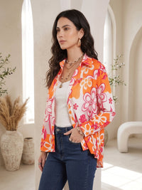 Elodie citrus bloom boho shirt
