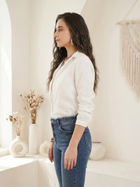 Calista ivory breeze cotton shirt