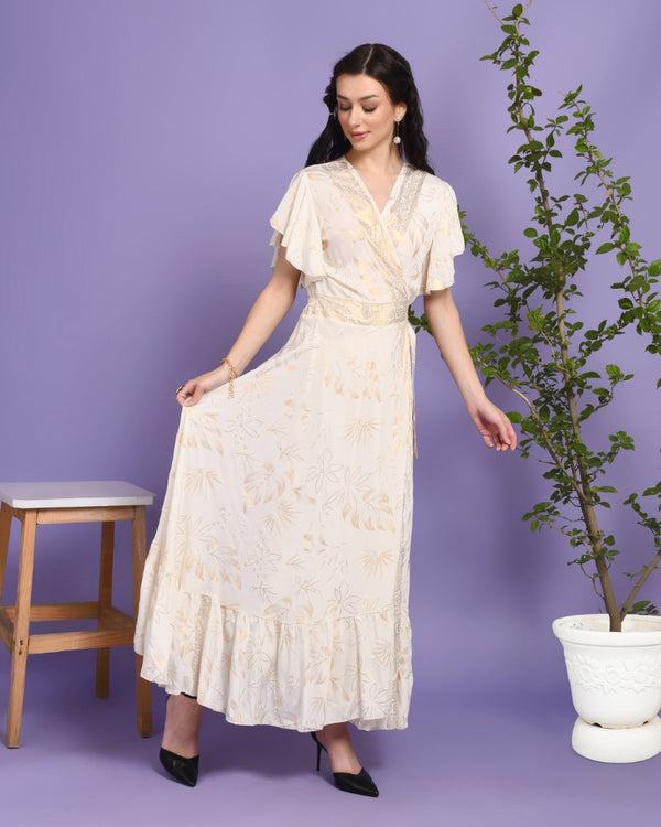 Juniper wrap maxi dress