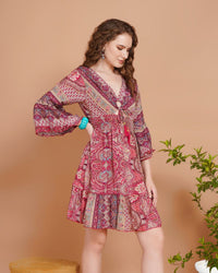 Sweet hue groove short dress