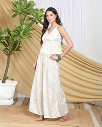 Liora golden meadow palazzo co-ord set