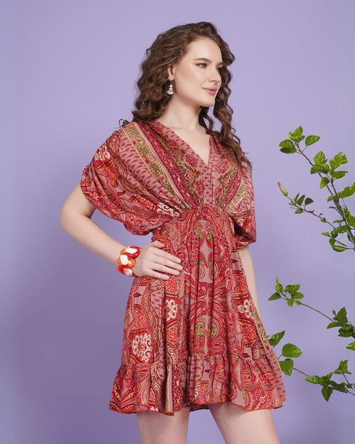 Rosy rhapsody short dress