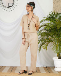 Isolde sun-kissed cotton co-ord set
