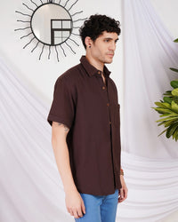 Dax cocoa breeze cotton shirt