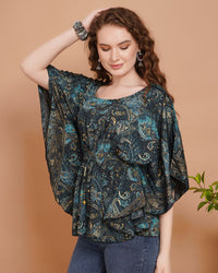 Night sky nomad kaftan top