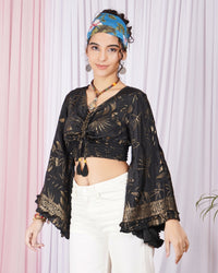 Aurelia onyx gather top