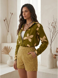 Elaria olive grove cotton co-ord set