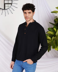 Griffin night-onyx cotton shirt