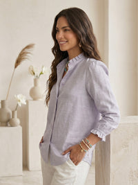 Aurelia lavender cloud shirt