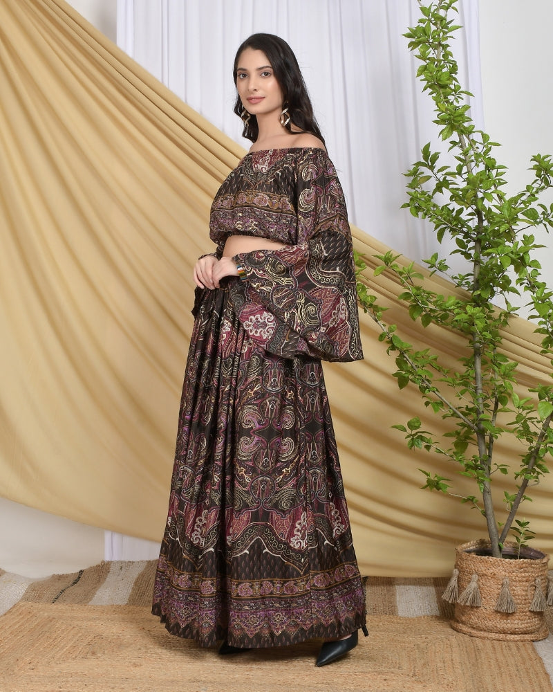 Mirella twilight gold rush co-ord set