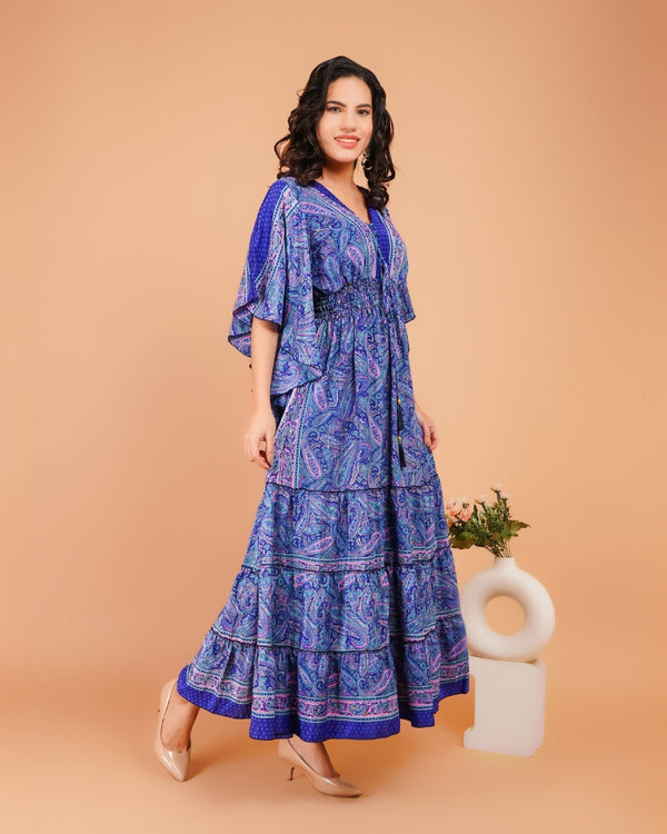 Desert moonlight paisley maxi dress