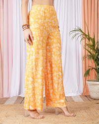 Elowen sun petal boho wide-leg trouser