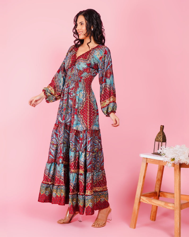 The bohemian escape maxi dress