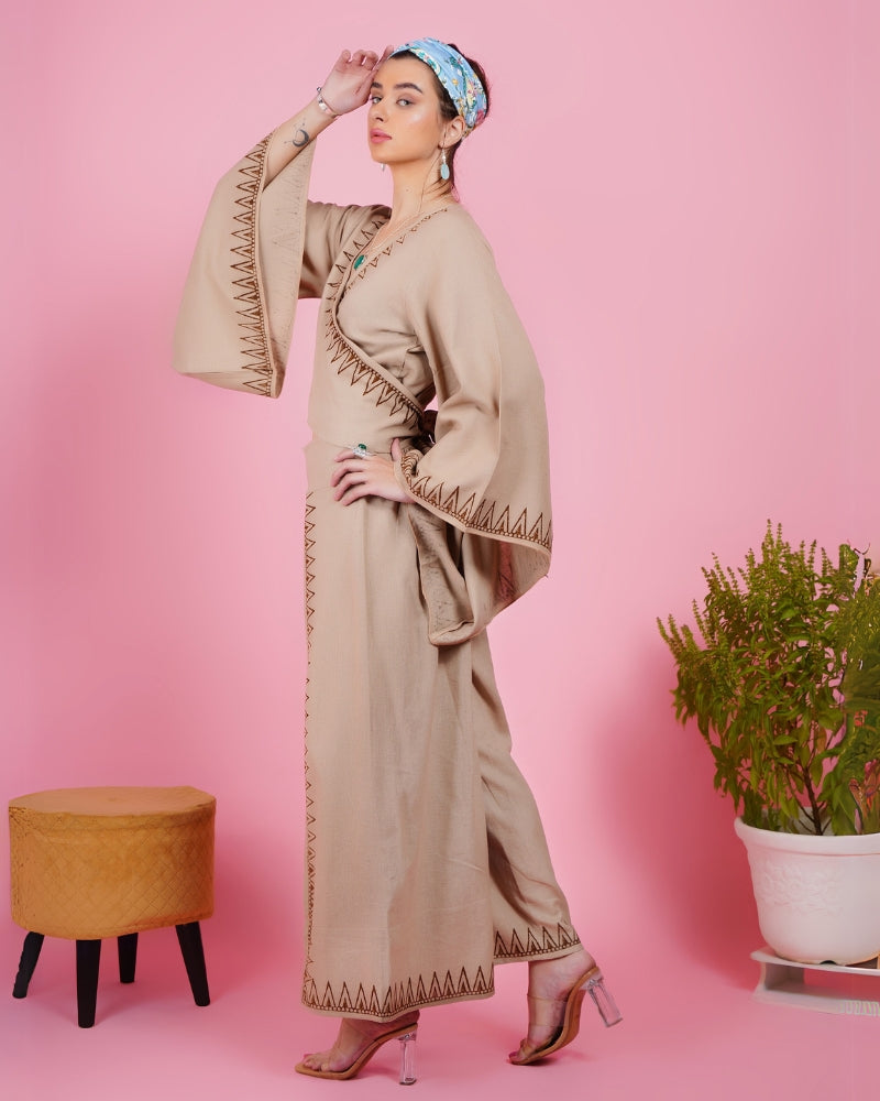 Whimsical wanderer khadi co-ord set