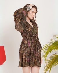 Twilight cocoa breeze short dress