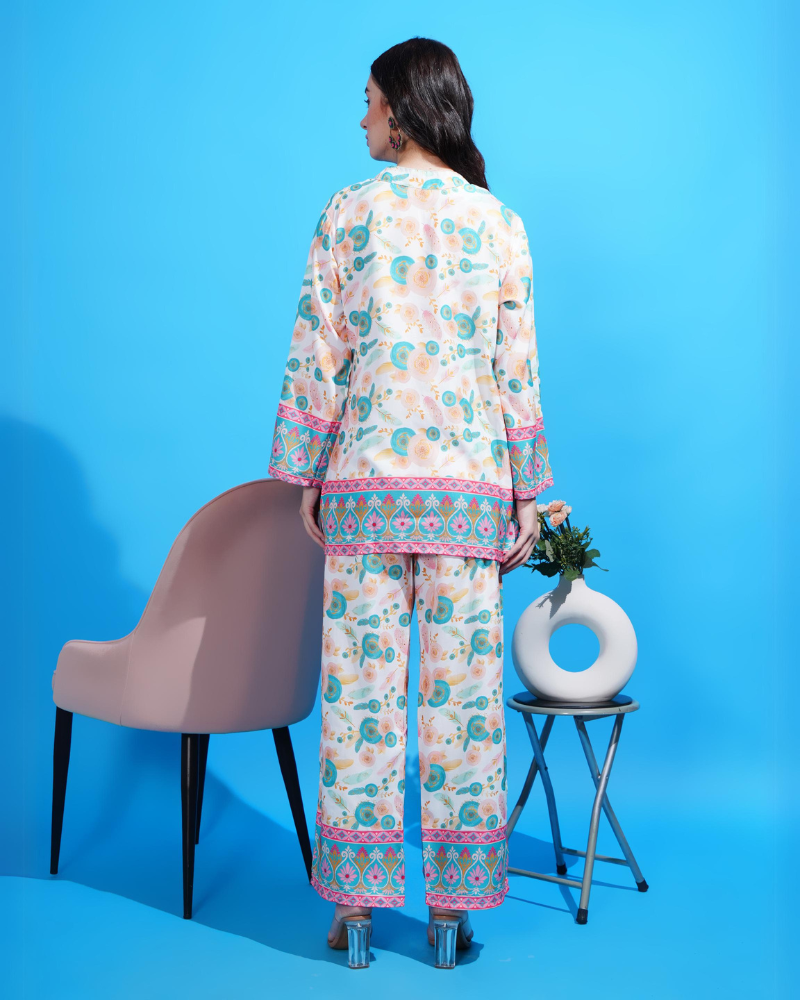 Floral fusion co-ord set