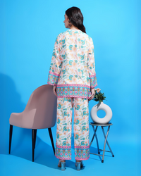 Floral fusion co-ord set