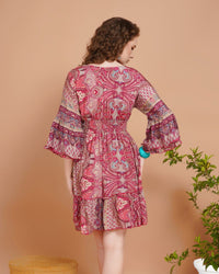 Sweet hue groove short dress