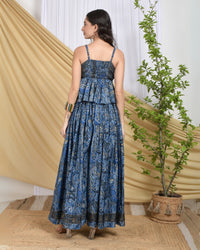 Maribel boho skirt and top co-ord set