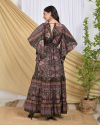 Lilith twilight paisley maxi dress