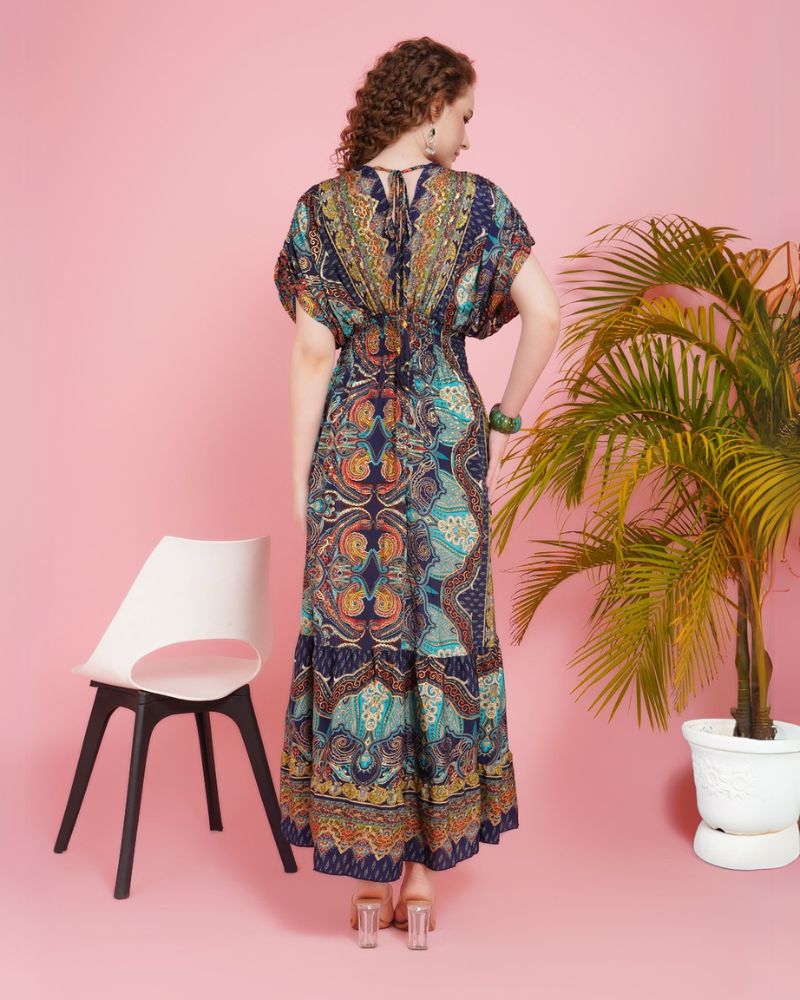 Tahlia sapphire sunset maxi dress
