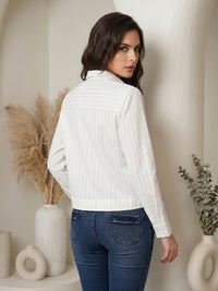 Lucienne cloudline cotton boxy shirt