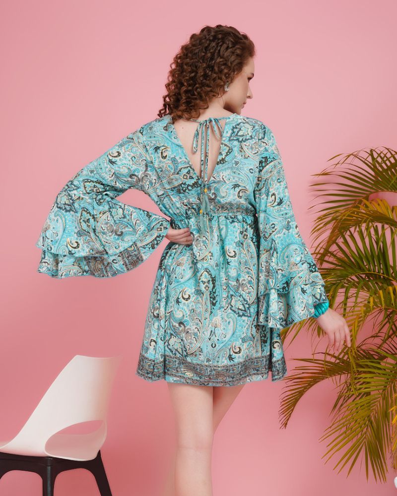 Boho breeze short dress