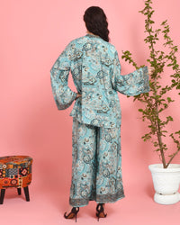 Naida ocean bloom 3 piece co-ord set