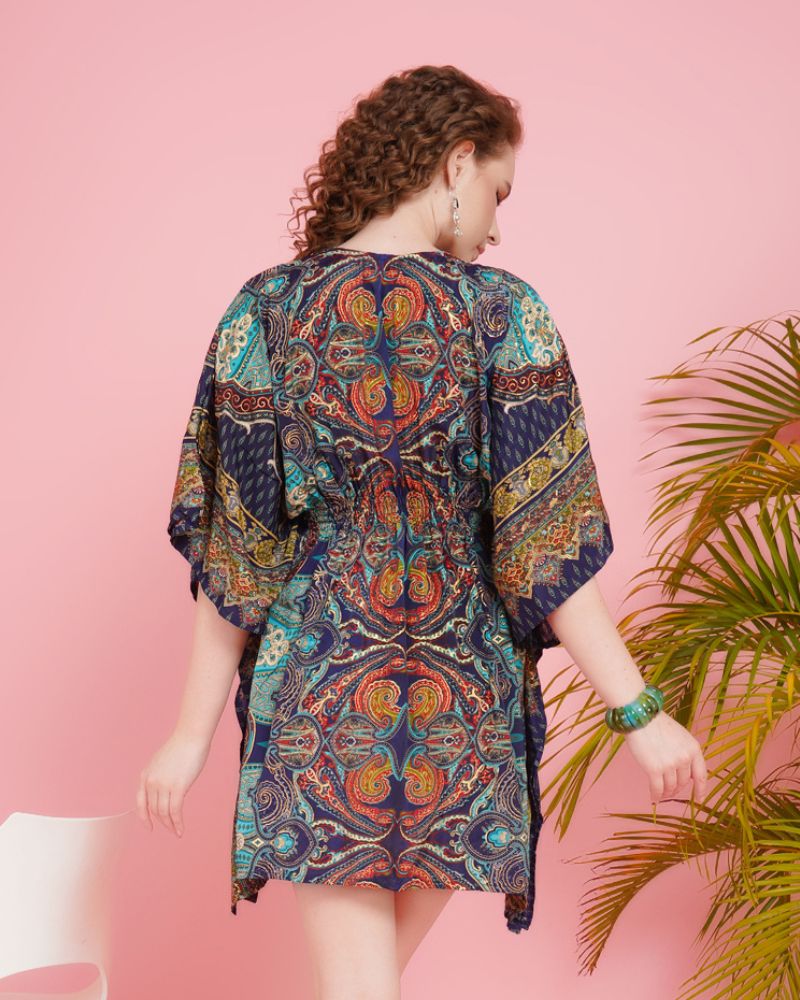Zella sunset jive kaftan mini dress