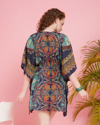 Zella sunset jive kaftan mini dress